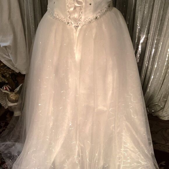 COPY - AG.78 Price Reduced NWT   Wedding Dress	Br-306	 	Sequin Dress Embroider … - Picture 2 of 10